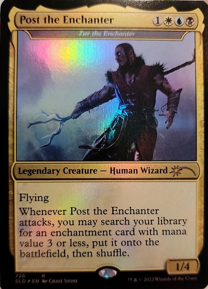 {R} Zur the Enchanter - Post the Enchanter [Secret Lair Drop Promos][SLD 726]