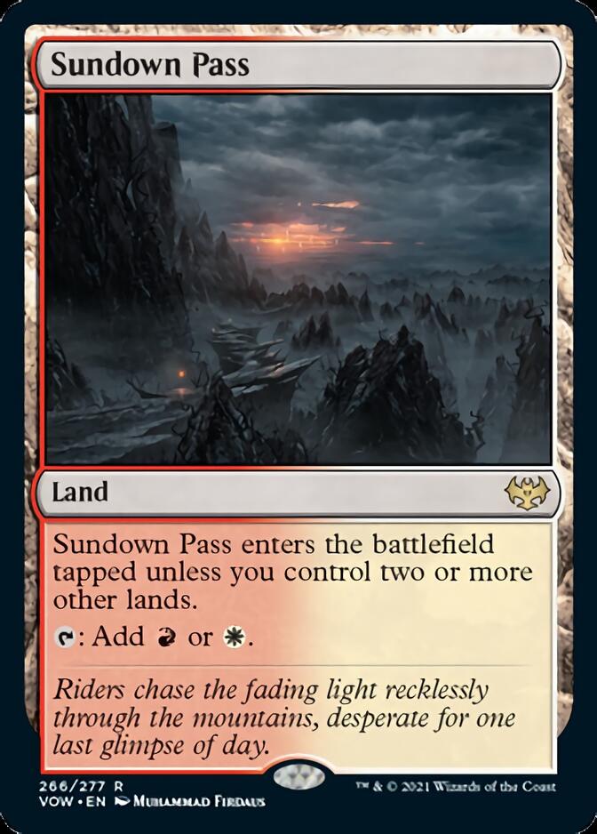 {R} Sundown Pass [Innistrad: Crimson Vow][VOW 266]