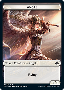 {T} Zombie // Angel Double-sided Token [Game Night 2022 Tokens][TGN3 007]