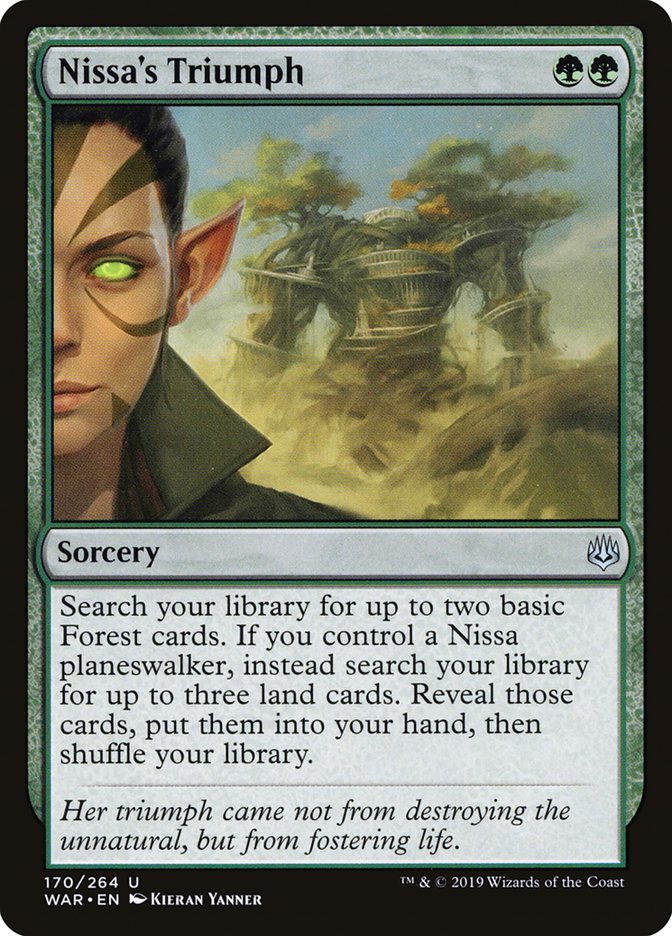 {C} Nissa's Triumph [War of the Spark][WAR 170]