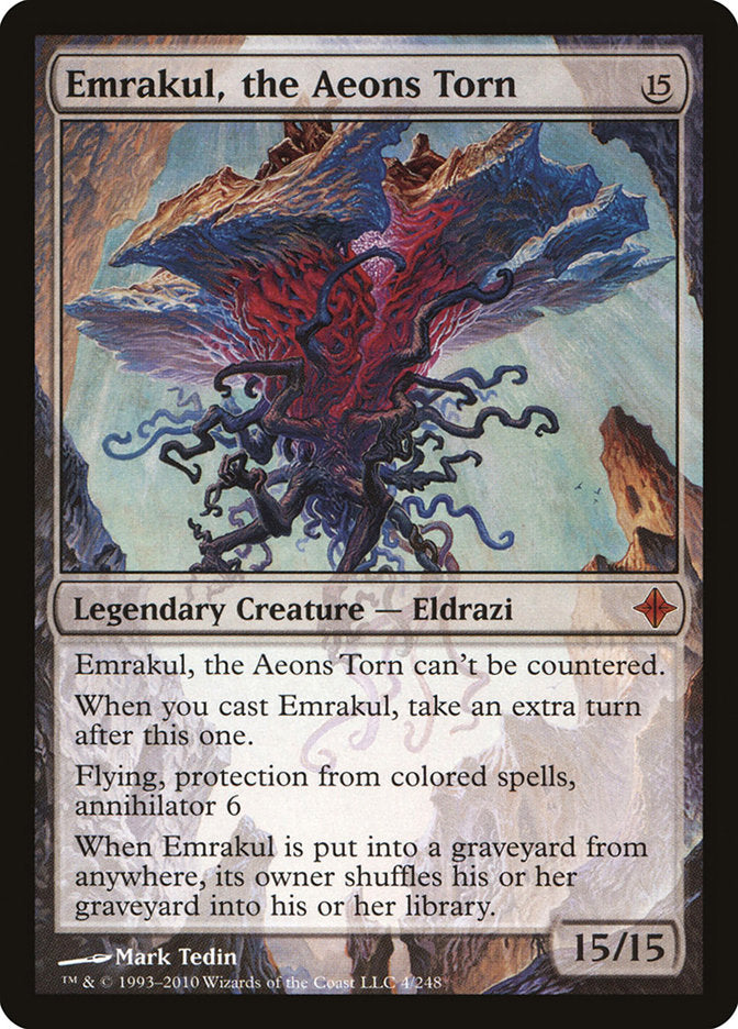 {R} Emrakul, the Aeons Torn [Rise of the Eldrazi][ROE 004]