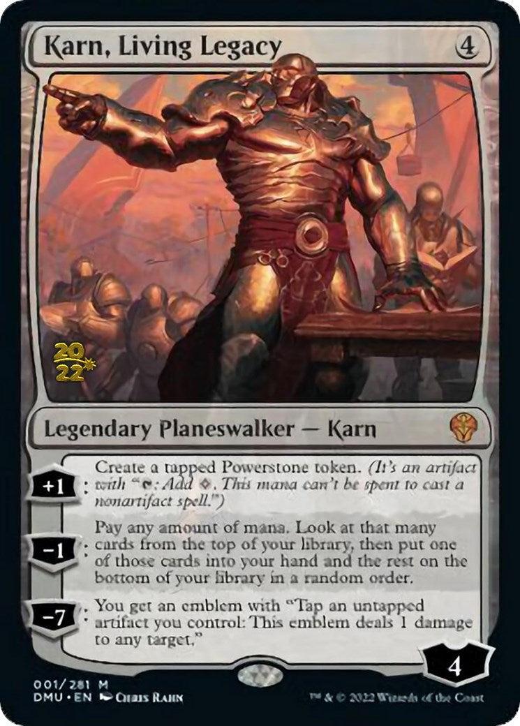 {@R} Karn, Living Legacy [Dominaria United Prerelease Promos][PR DMU 001]