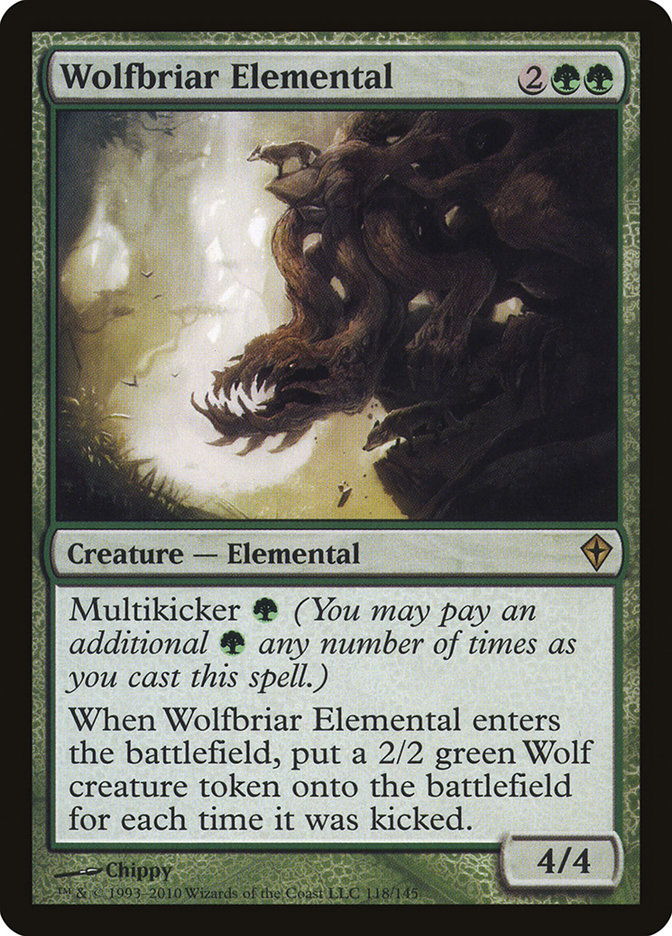 {R} Wolfbriar Elemental [Worldwake][WWK 118]