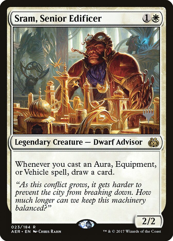 {R} Sram, Senior Edificer [Aether Revolt Promos][PA AER 023]