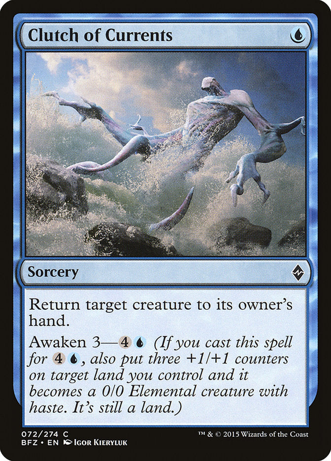 {C} Clutch of Currents [Battle for Zendikar][BFZ 072]