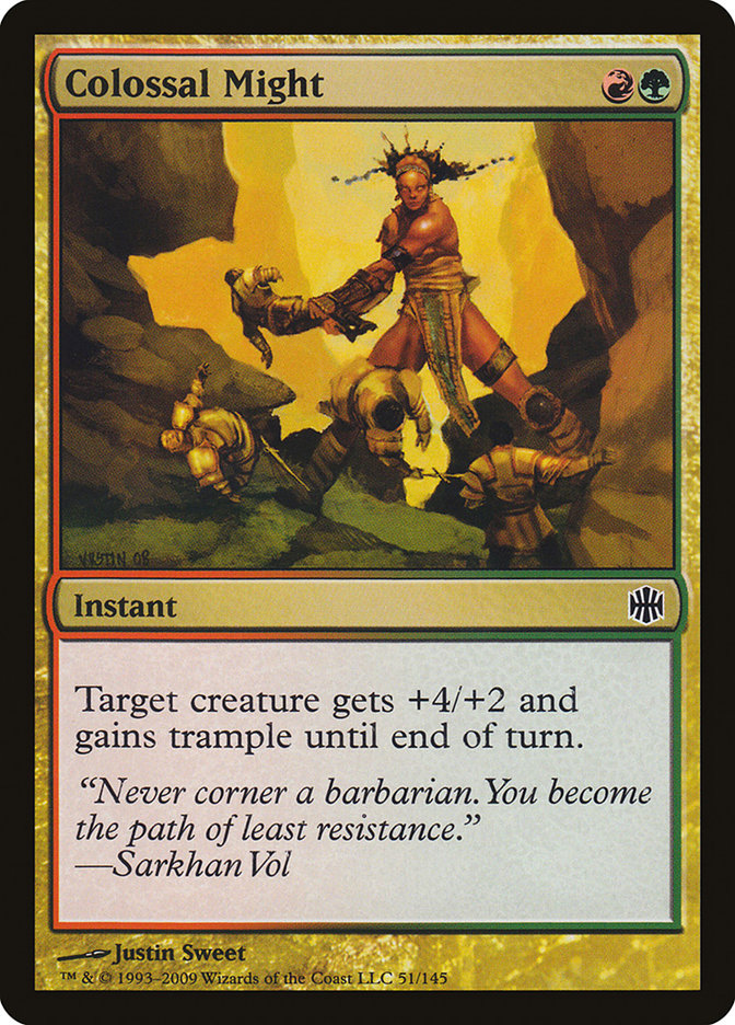 {C} Colossal Might [Alara Reborn][ARB 051]