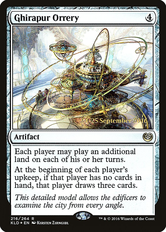 {R} Ghirapur Orrery [Kaladesh Prerelease Promos][PR KLD 216]