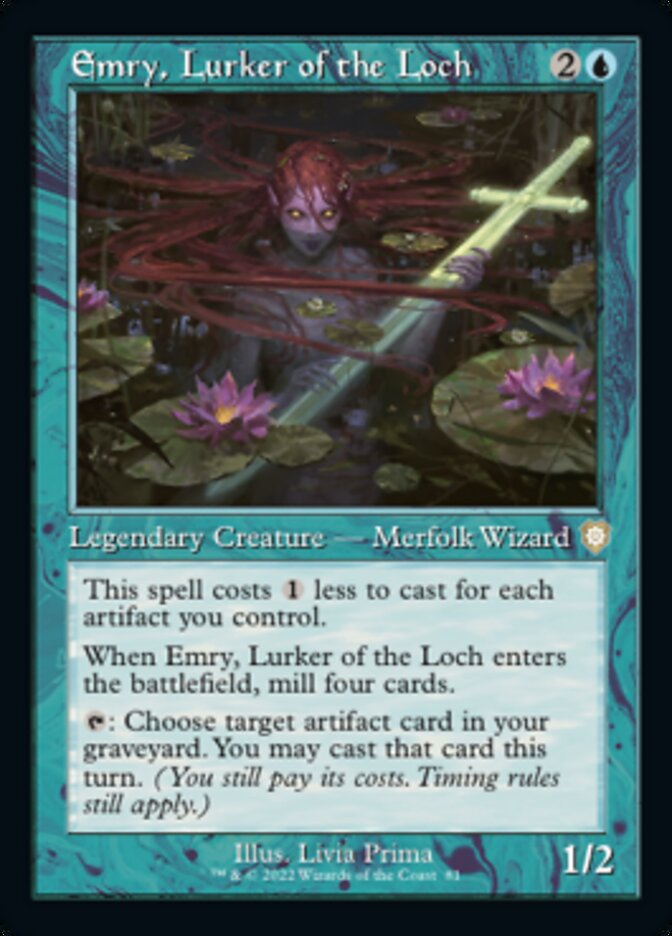 {R} Emry, Lurker of the Loch (Retro) [The Brothers' War Commander][BRC 081]