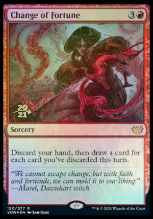 {@R} Change of Fortune [Innistrad: Crimson Vow Prerelease Promos][PR VOW 150]