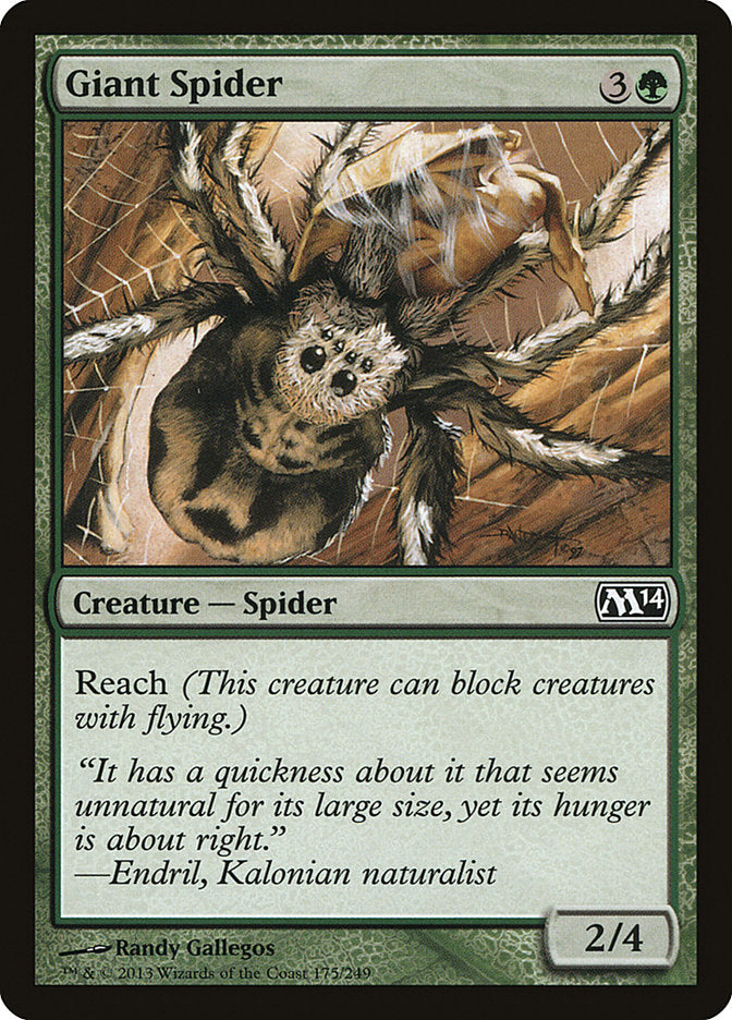 {C} Giant Spider [Magic 2014][M14 175]