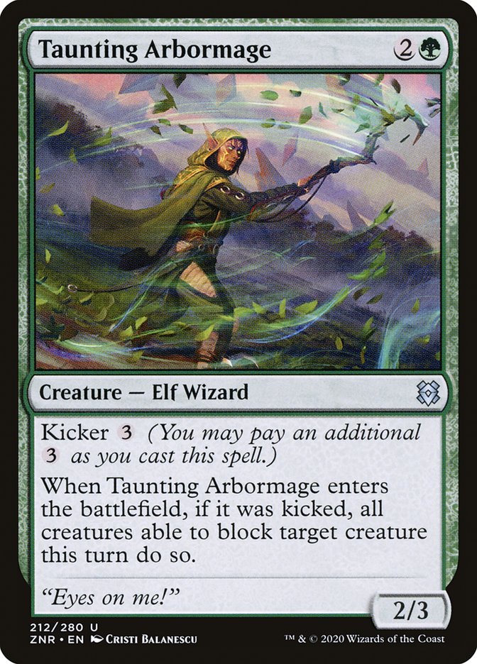 {C} Taunting Arbormage [Zendikar Rising][ZNR 212]