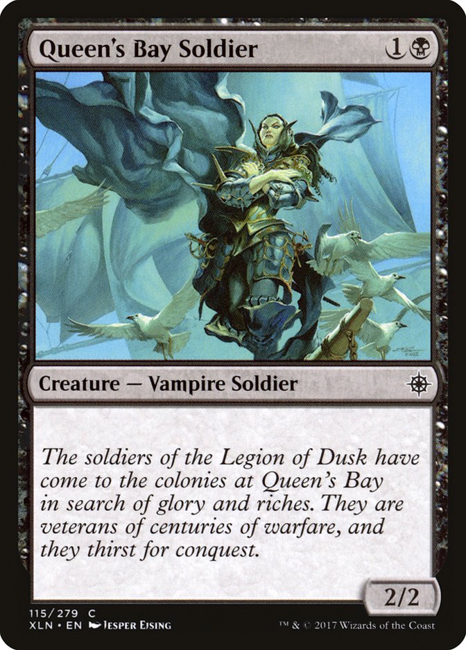 {C} Queen's Bay Soldier [Ixalan][XLN 115]