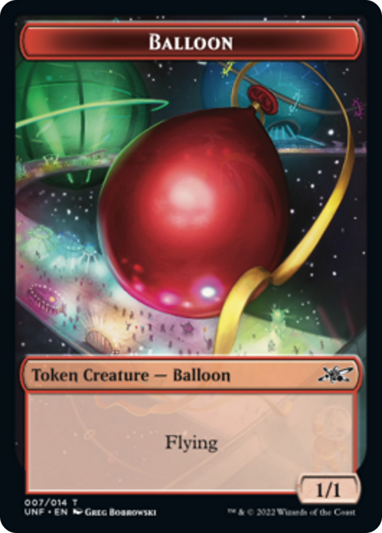 {T} Zombie Employee // Balloon Double-sided Token [Unfinity Tokens][TUNF 007]