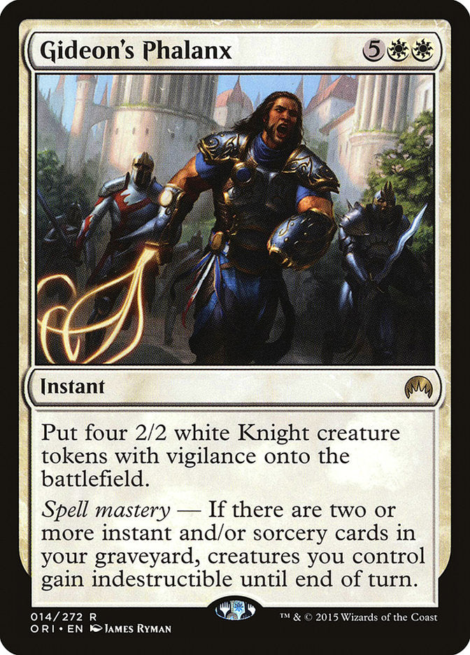 {R} Gideon's Phalanx [Magic Origins][ORI 014]