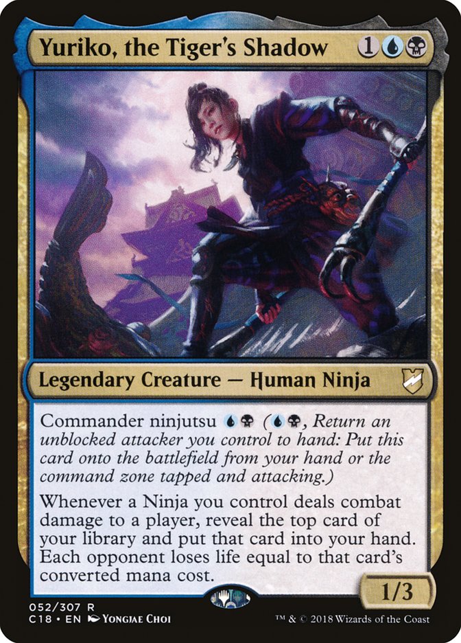 {R} Yuriko, the Tiger's Shadow [Commander 2018][C18 052]