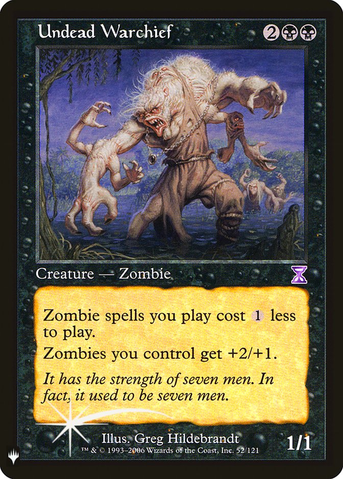 {R} Undead Warchief [Mystery Booster][MB1 TSB 052]