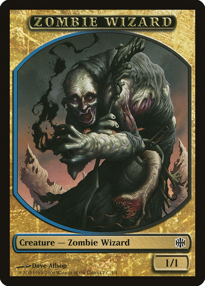 {T} Zombie Wizard Token [Alara Reborn Tokens][TARB 004]