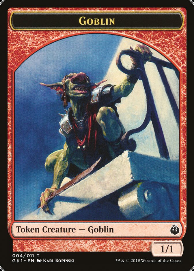 {T} Weird // Goblin Double-sided Token [Guilds of Ravnica Guild Kit Tokens][TGK1 003]