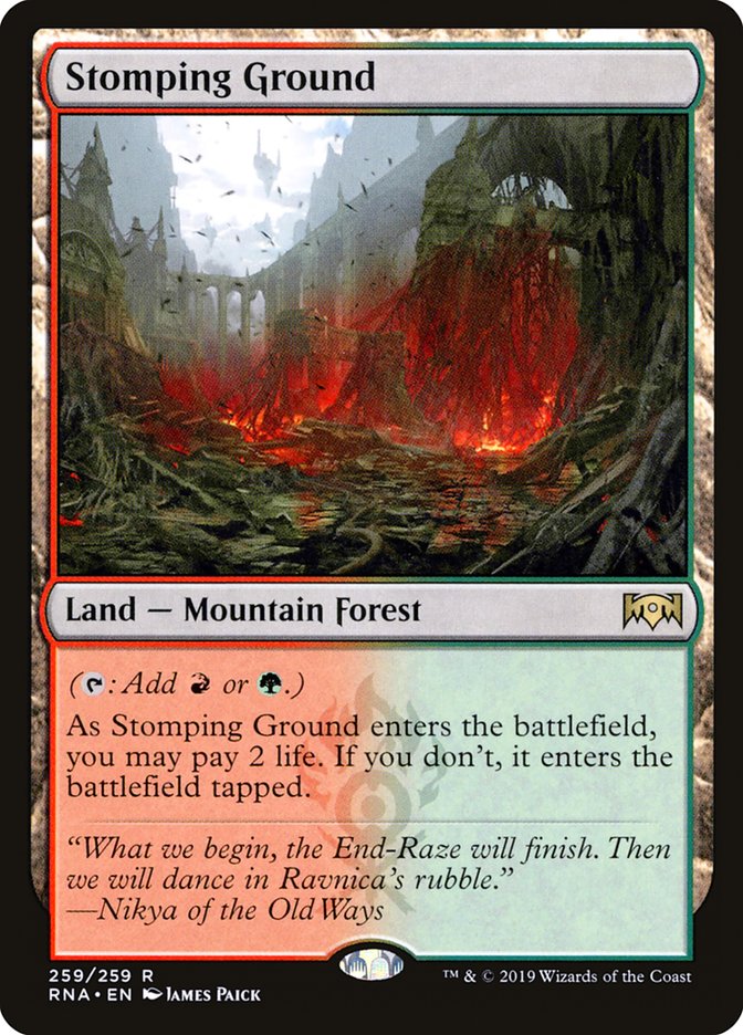 {R} Stomping Ground [Ravnica Allegiance][RNA 259]