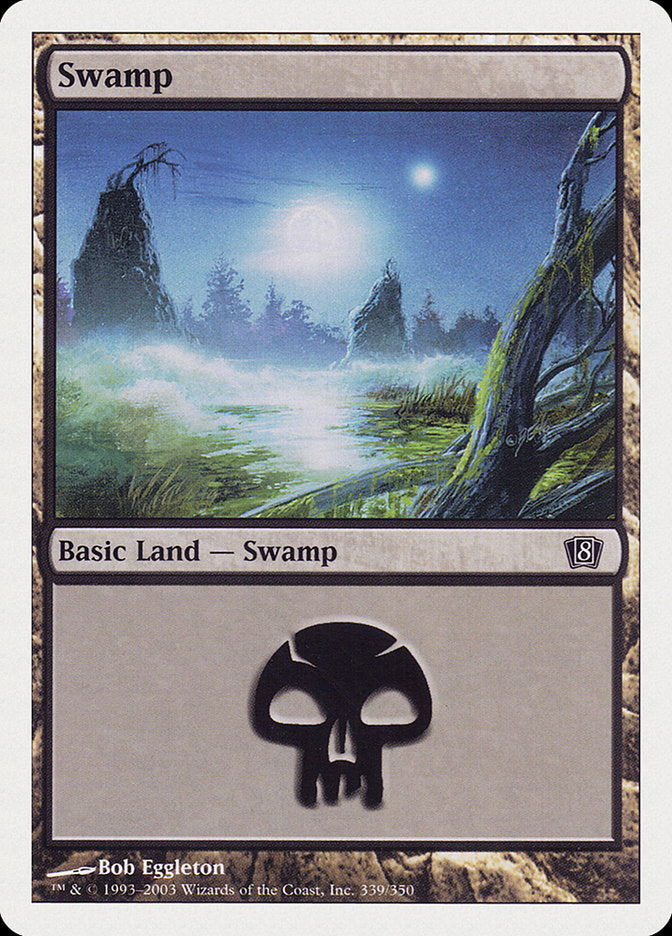 {B}[8ED 339] Swamp (339) [Eighth Edition]