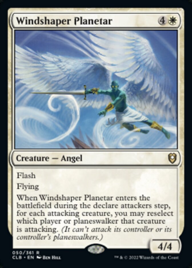 {R} Windshaper Planetar [Commander Legends: Battle for Baldur's Gate][CLB 050]