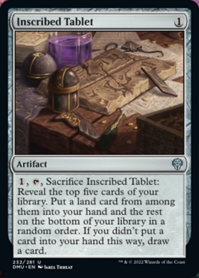 {@C} Inscribed Tablet [Dominaria United][DMU 232]