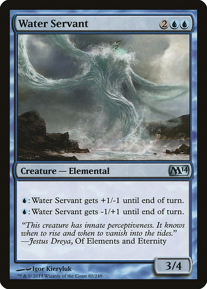 {C} Water Servant [Magic 2014][M14 080]