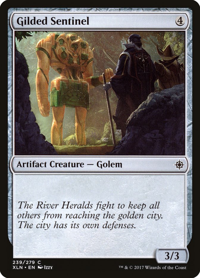 {C} Gilded Sentinel [Ixalan][XLN 239]