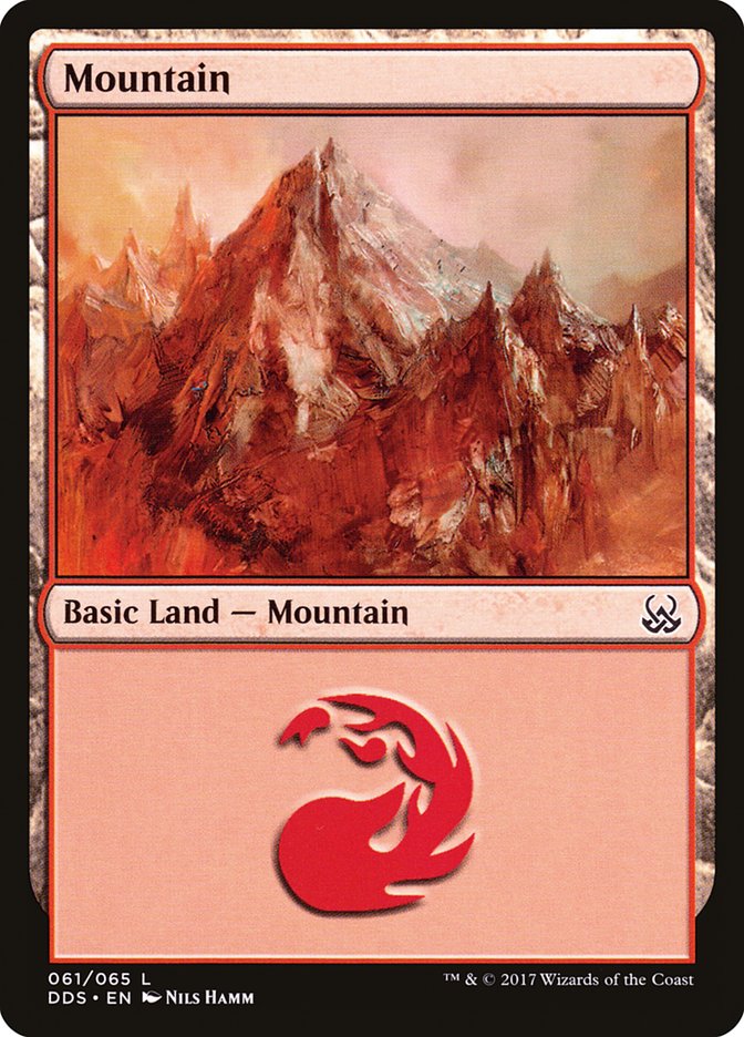 {B}[DDS 061] Mountain (61) [Duel Decks: Mind vs. Might]