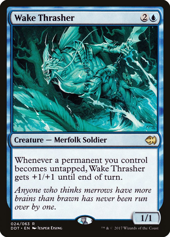 {R} Wake Thrasher [Duel Decks: Merfolk vs. Goblins][DDT 024]