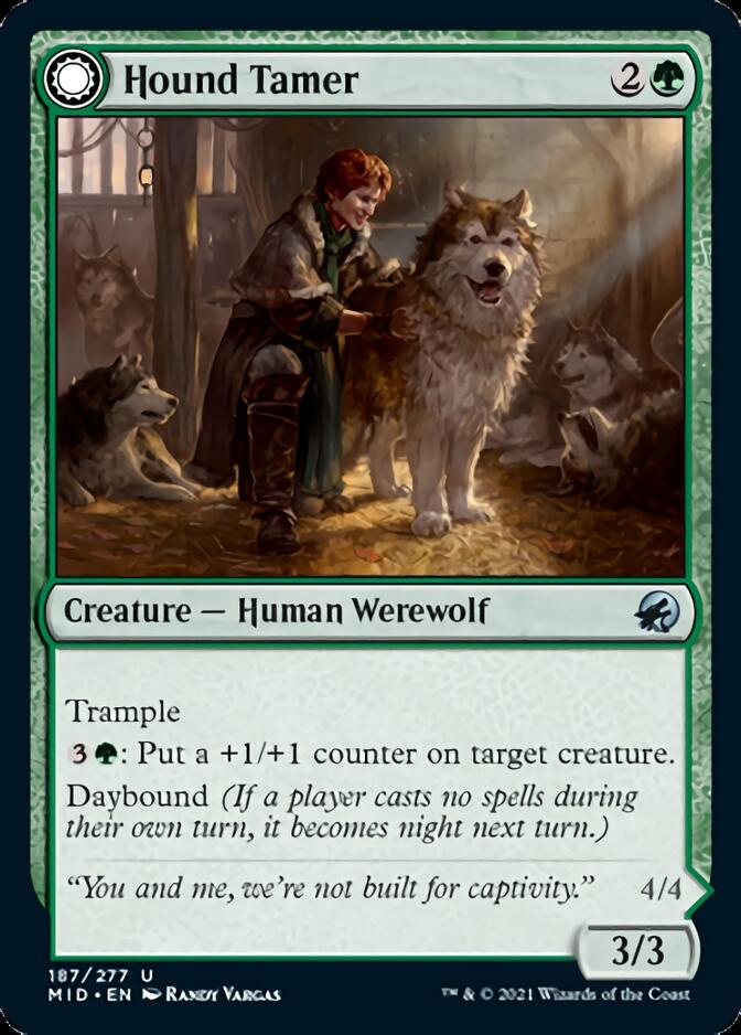 {C} Hound Tamer // Untamed Pup [Innistrad: Midnight Hunt][MID 187]