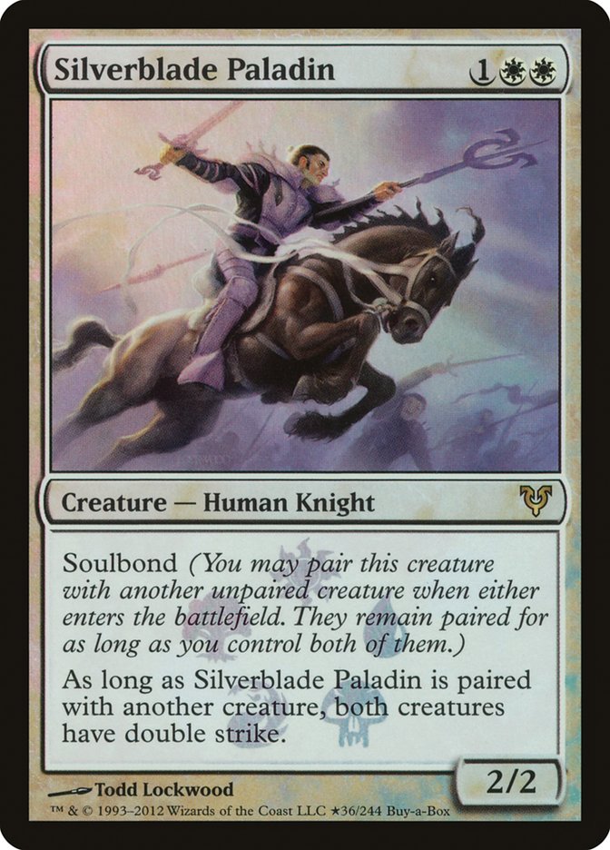 {R} Silverblade Paladin (Buy-A-Box) [Avacyn Restored Promos][PA AVR 036]