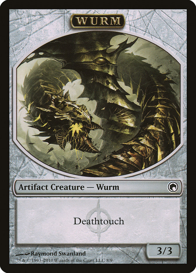 {T} Wurm Token (8/9) [Scars of Mirrodin Tokens][TSOM 008]