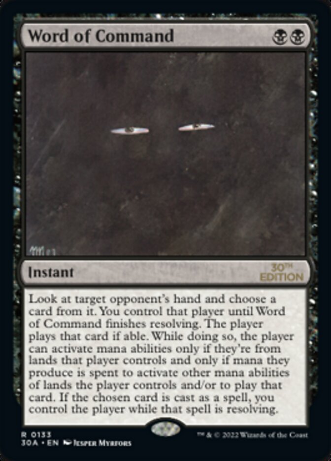 {R} Word of Command [30th Anniversary Edition][30A 133]