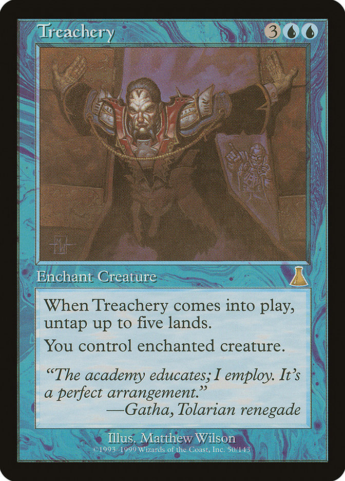 {R} Treachery [Urza's Destiny][UDS 050]