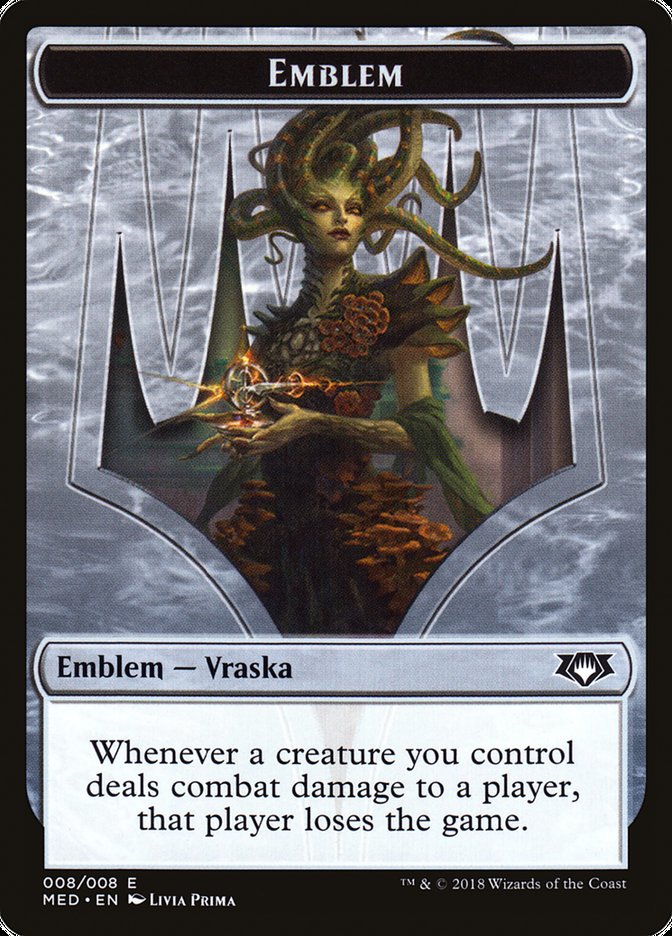 {T} Vraska, Golgari Queen Emblem [Mythic Edition Tokens][TMED G8]