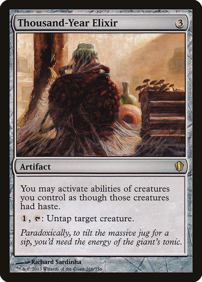 {R} Thousand-Year Elixir [Commander 2013][C13 266]