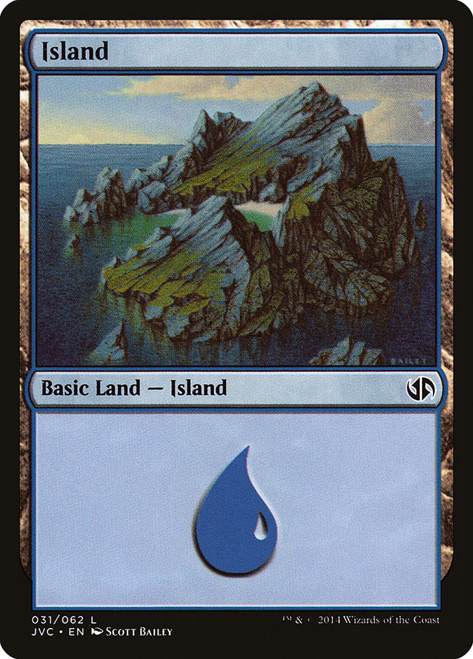 {B}[JVC 031] Island (31) [Duel Decks Anthology]