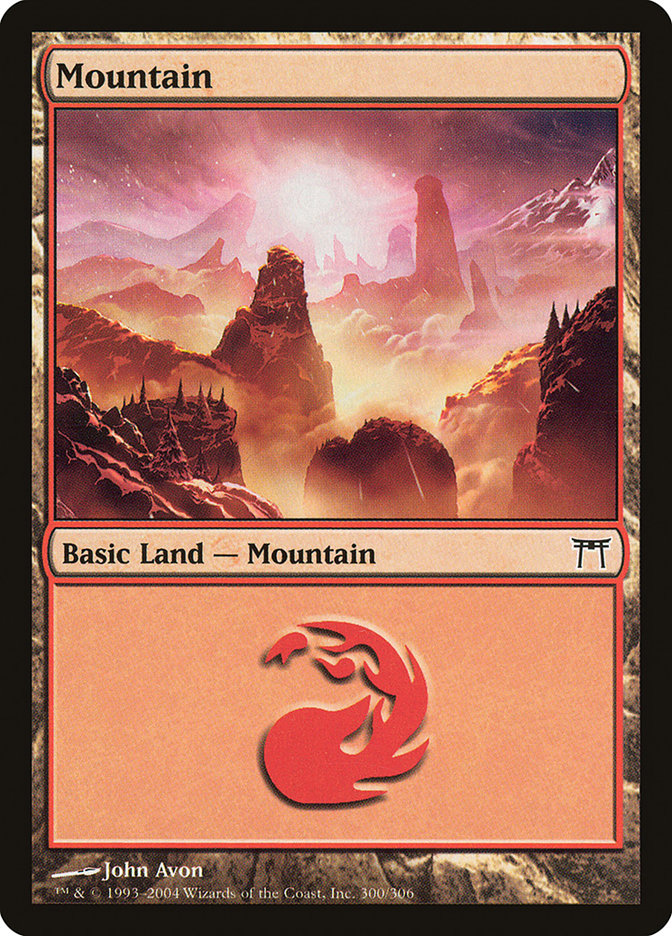 {B}[CHK 300] Mountain (300) [Champions of Kamigawa]