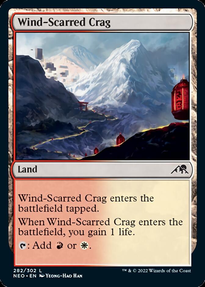 {C} Wind-Scarred Crag [Kamigawa: Neon Dynasty][NEO 282]