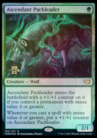 {@R} Ascendant Packleader [Innistrad: Crimson Vow Prerelease Promos][PR VOW 186]