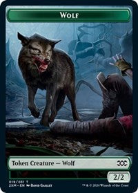 {T} Wolf // Wurm (030) Double-sided Token [Double Masters Tokens][T2XM 019]