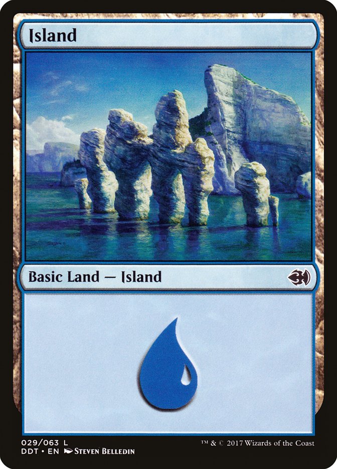 {B}[DDT 029] Island (29) [Duel Decks: Merfolk vs. Goblins]