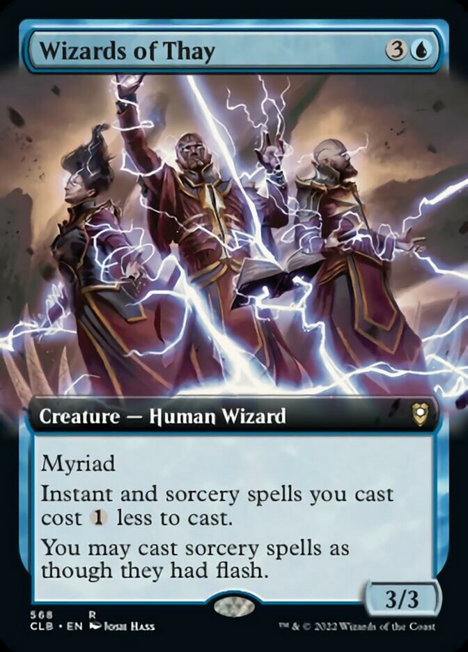 {R} Wizards of Thay (Extended Art) [Commander Legends: Battle for Baldur's Gate][CLB 568]