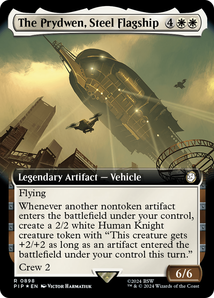 {R} The Prydwen, Steel Flagship (Extended Art) (Surge Foil) [Fallout][PIP 898]