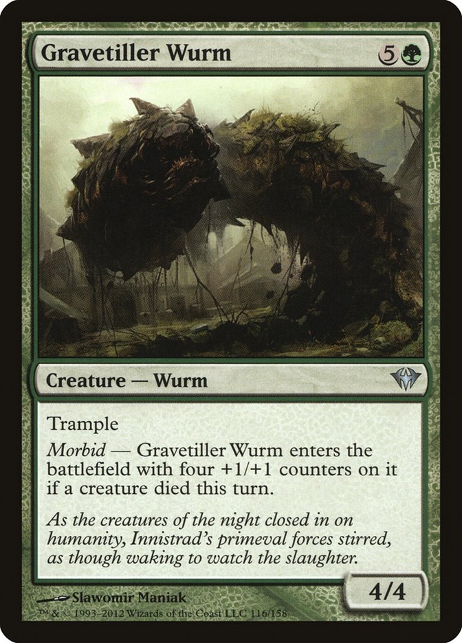 {C} Gravetiller Wurm [Dark Ascension][DKA 116]