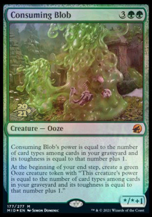 {R} Consuming Blob [Innistrad: Midnight Hunt Prerelease Promos][PR MID 177]