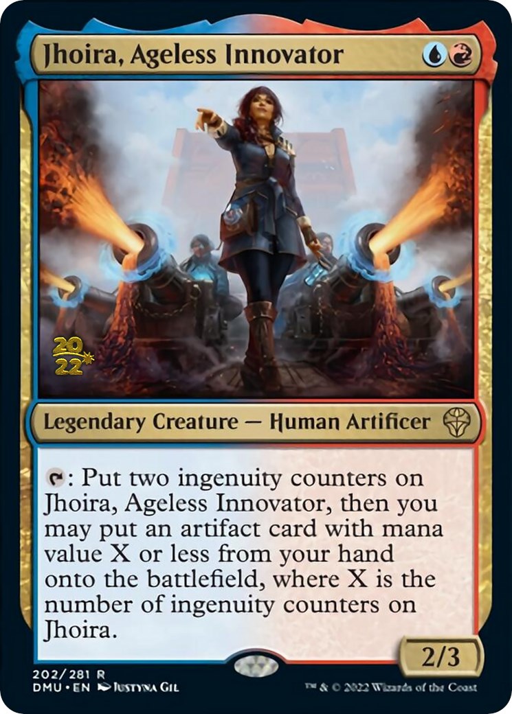 {@R} Jhoira, Ageless Innovator [Dominaria United Prerelease Promos][PR DMU 202]