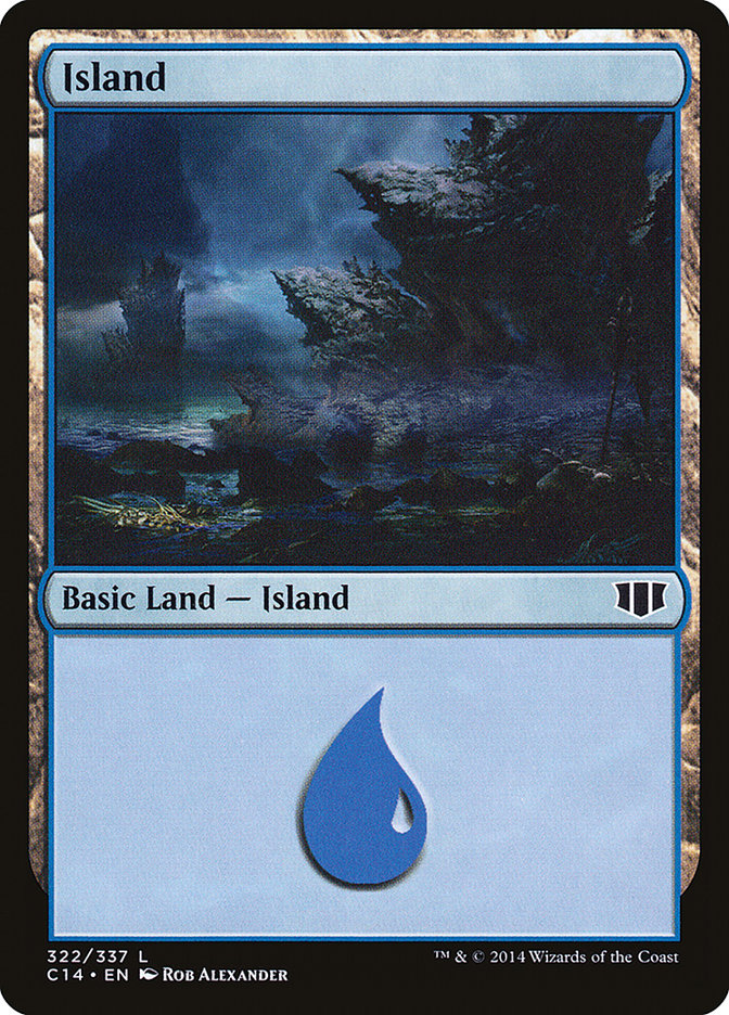 {B}[C14 322] Island (322) [Commander 2014]