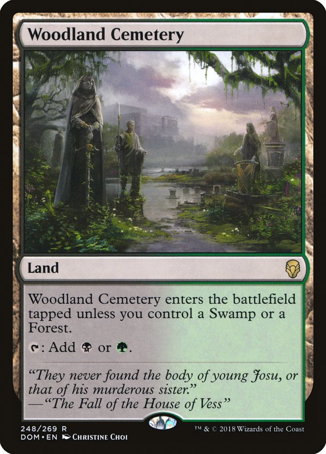 {R} Woodland Cemetery [Dominaria][DOM 248]